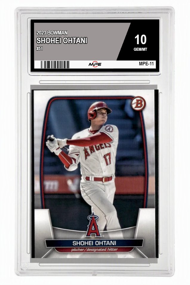 2023 BOWMAN #51 SHOHEI OHTANI MPE 10 GEM/MT — graded card auctioned from the MPE vault