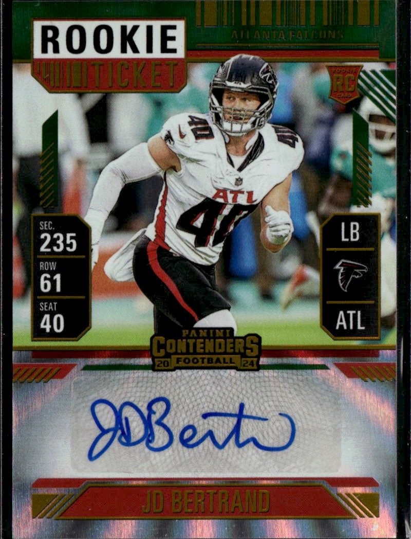 2024 Contenders Jd Bertrand graded slab