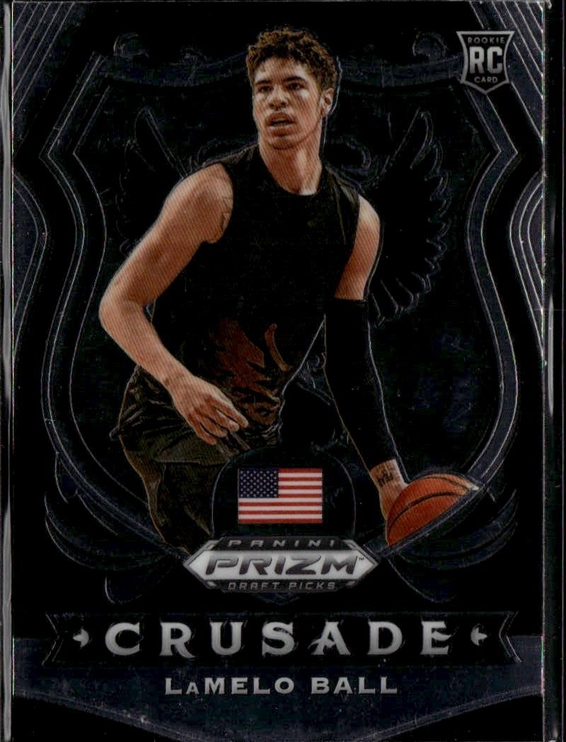 2020 Prizm Draft Picks Lamelo Ball graded slab