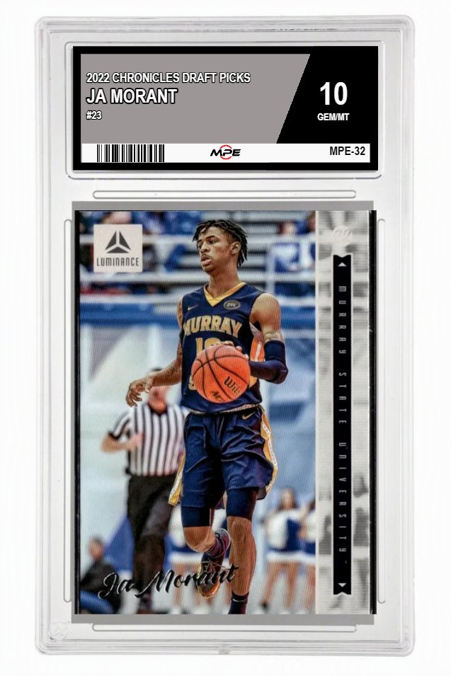 2022 CHRONICLES DRAFT PICKS #23 JA MORANT MPE 10 GEM/MT — graded card auctioned from the MPE vault
