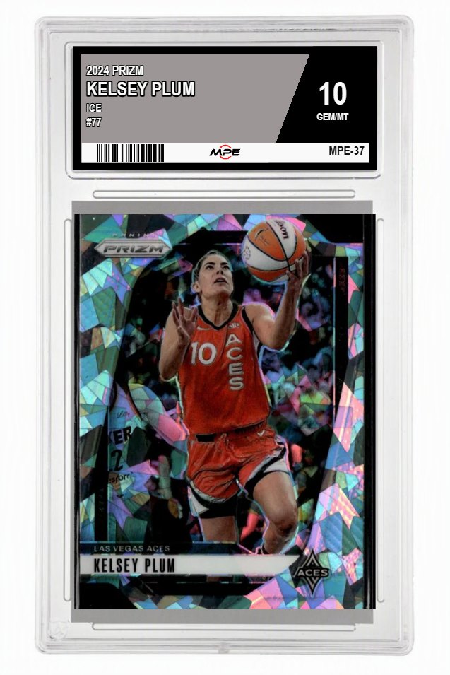 2024 PRIZM ICE #77 KELSEY PLUM MPE 10 GEM/MT — graded card auctioned from the MPE vault