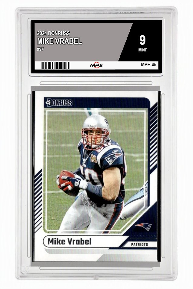 2024 DONRUSS #97 MIKE VRABEL MPE 9 MINT — graded card auctioned from the MPE vault