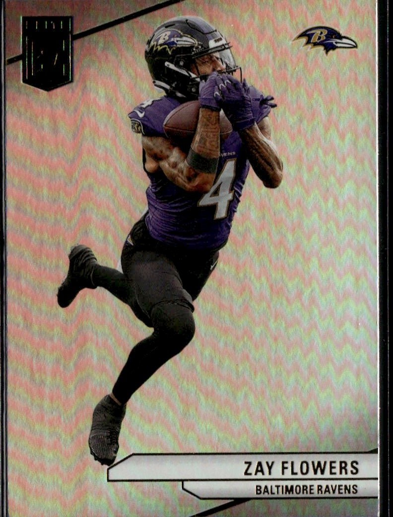 2024 Donruss Elite Zay Flowers graded slab