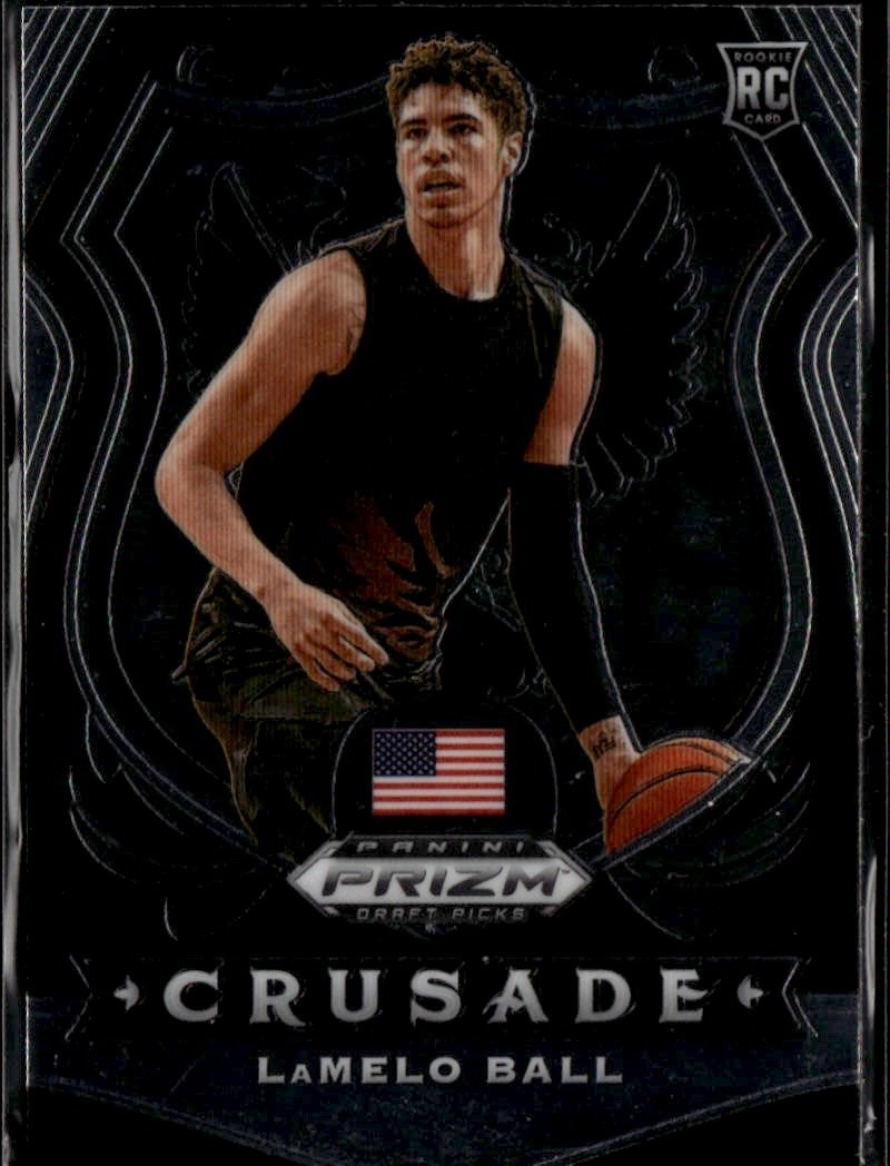 2020 Prizm Draft Picks Lamelo Ball graded slab