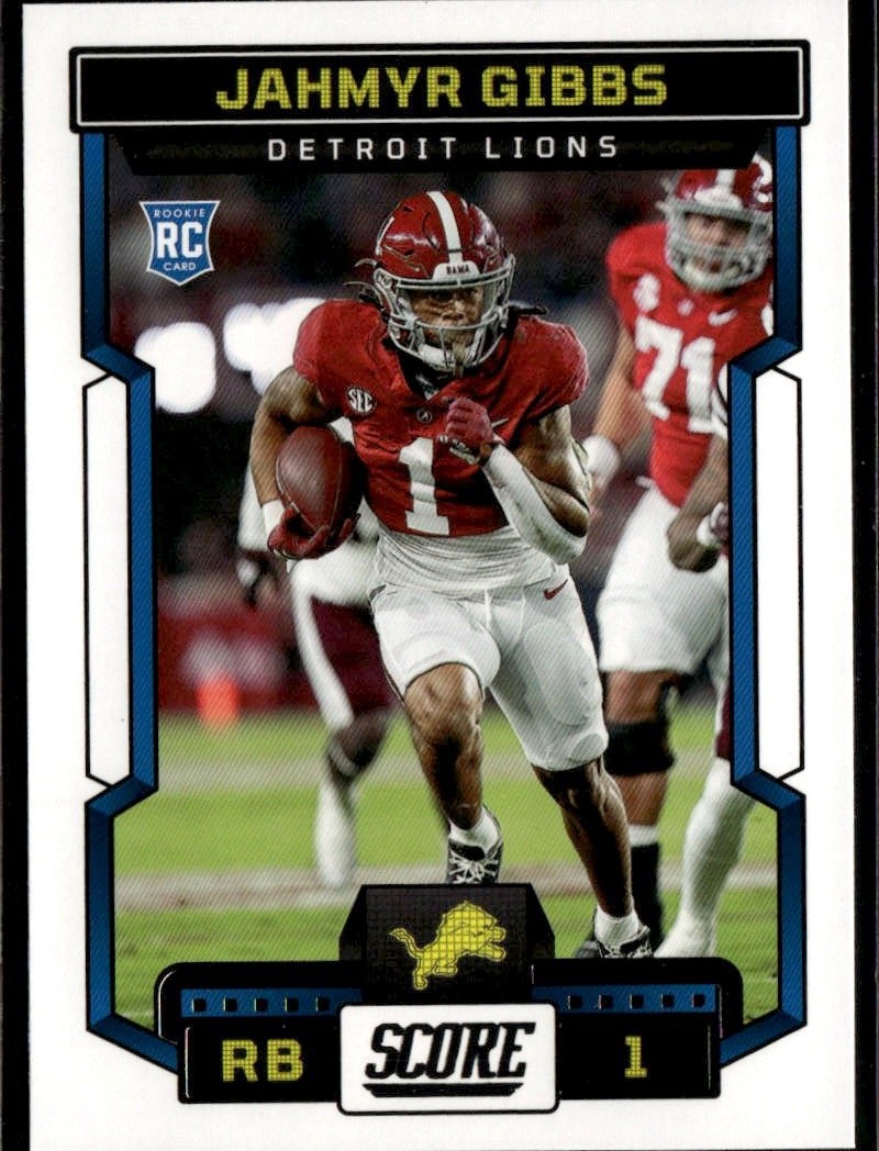 2023 Score Jahmyr Gibbs graded slab