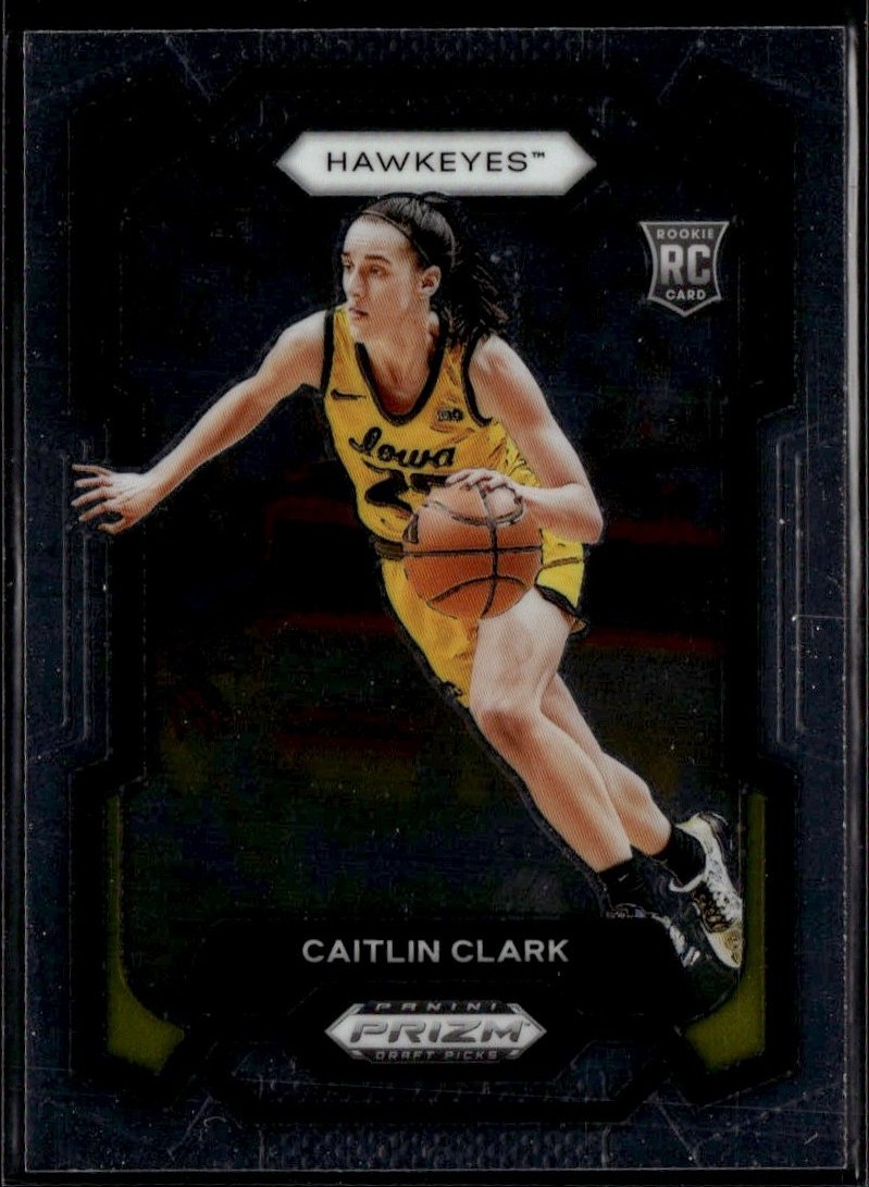 2024 Prizm Draft Picks Caitlin Clark graded slab
