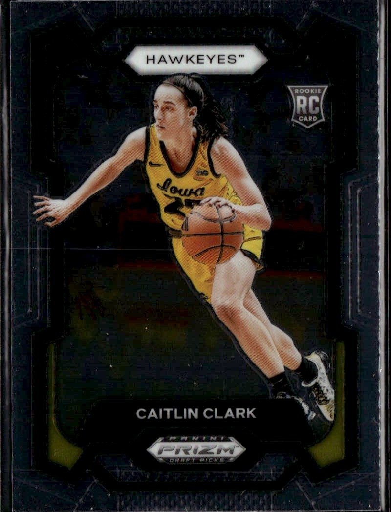 2024 Prizm Draft Picks Caitlin Clark graded slab