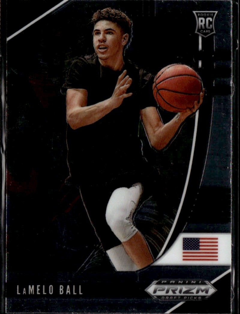2020 Prizm Draft Picks Lamelo Ball graded slab