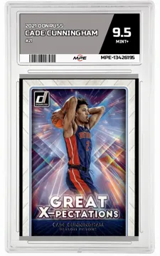 2021 DONRUSS #21 CADE CUNNINGHAM MPE 9.5 MINT+ — graded card up for auction