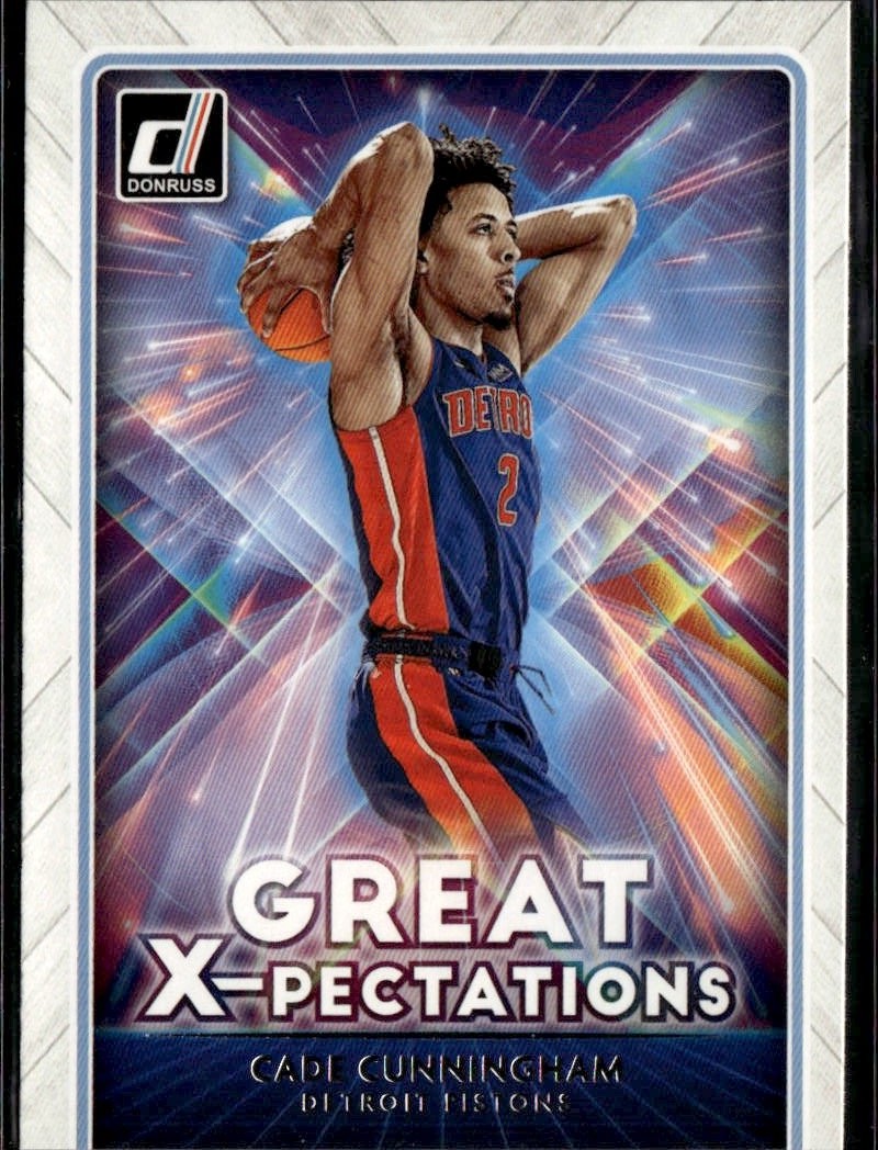2021 Donruss Cade Cunningham graded slab