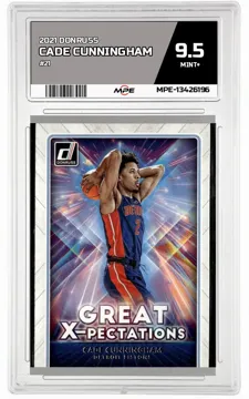 2021 DONRUSS #21 CADE CUNNINGHAM MPE 9.5 MINT+ — graded card up for auction