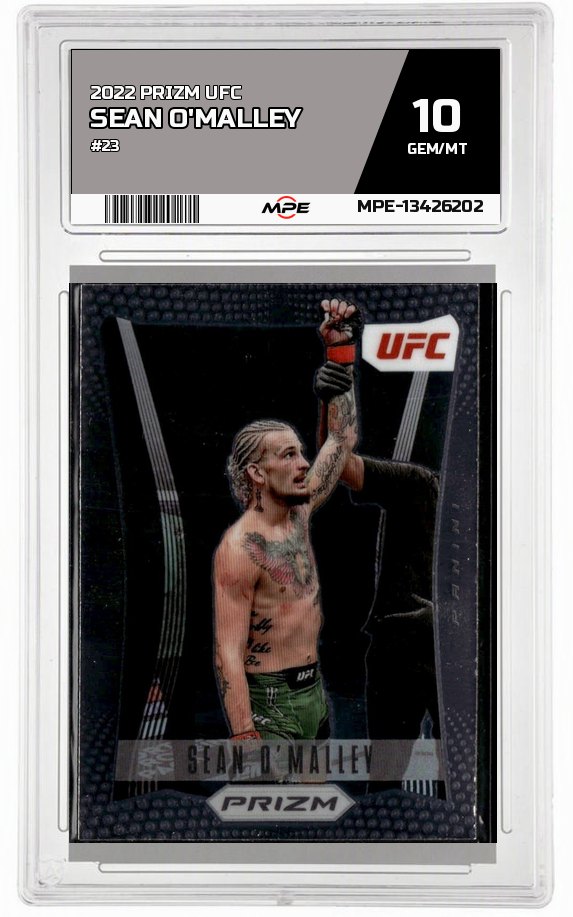 2022 PRIZM UFC #23 SEAN O'MALLEY MPE 10 GEM/MT — graded card auctioned from the MPE vault
