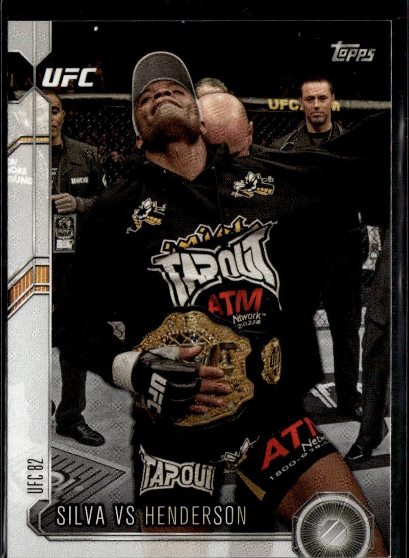 2015 Topps UFC Anderson Silva graded slab