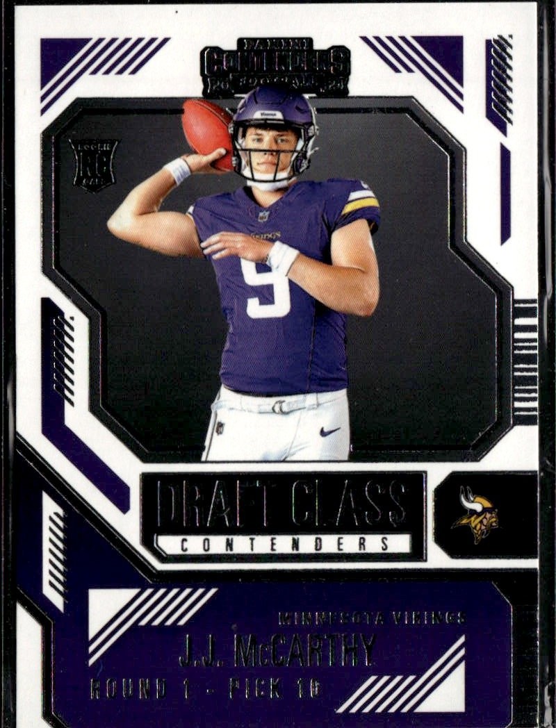 2024 Contenders J.J. McCarthy graded slab