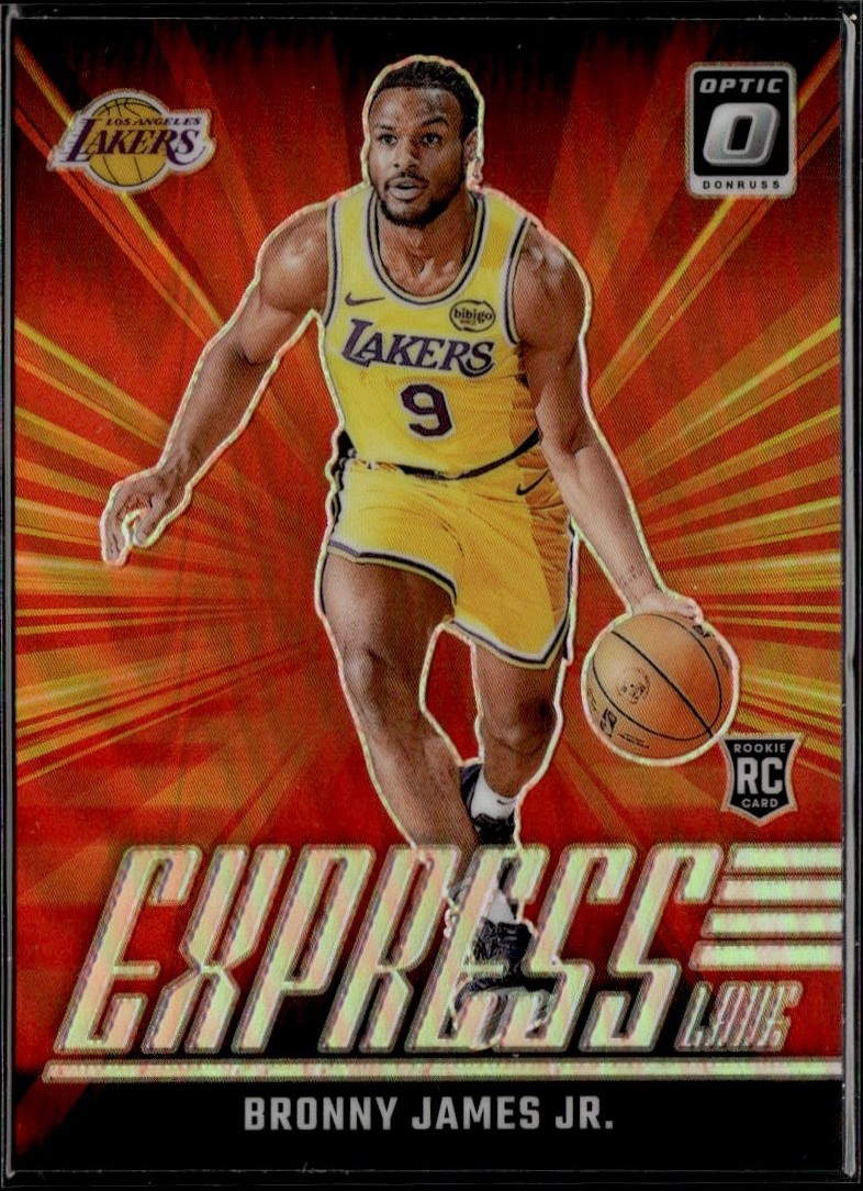 Bronny James Jr. graded slab