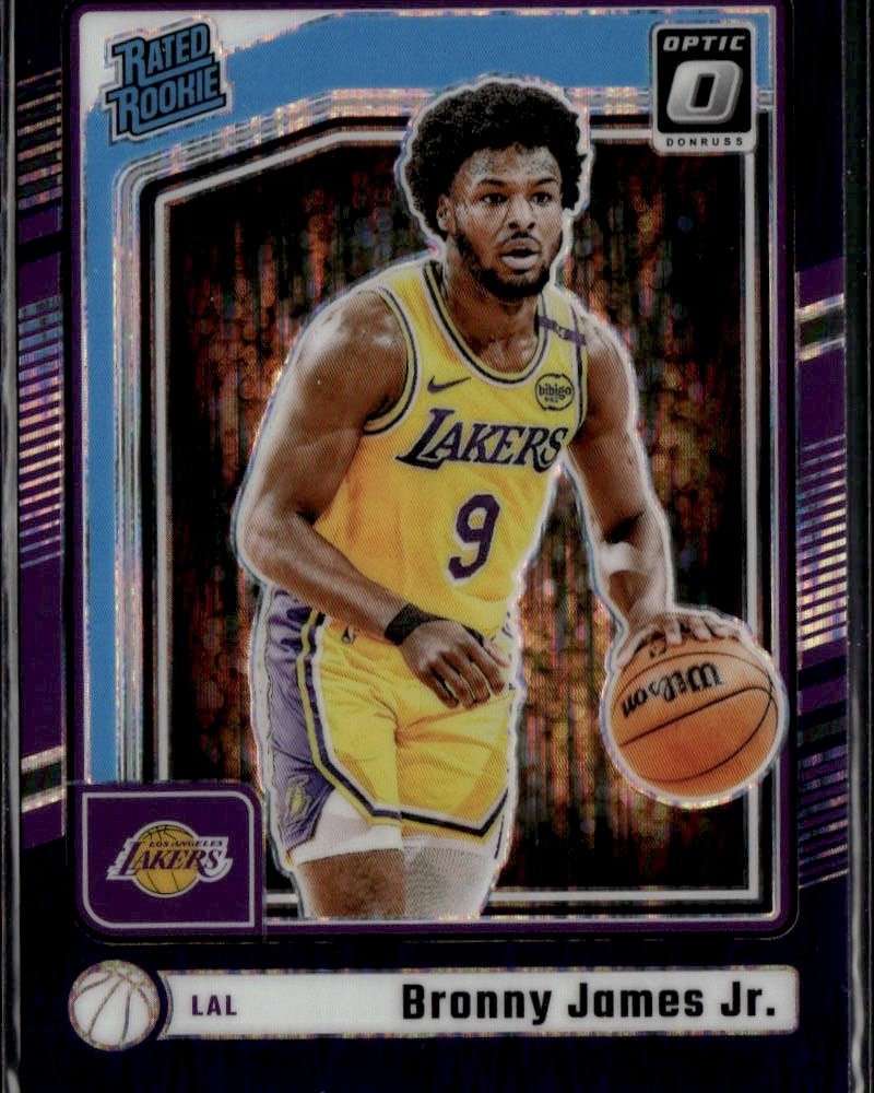 2024 Optic Bronny James Jr. graded slab