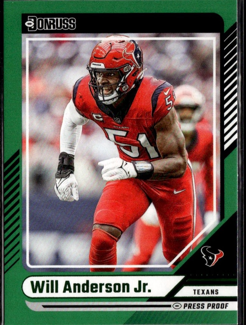 2024 Donruss Will Anderson Jr. graded slab