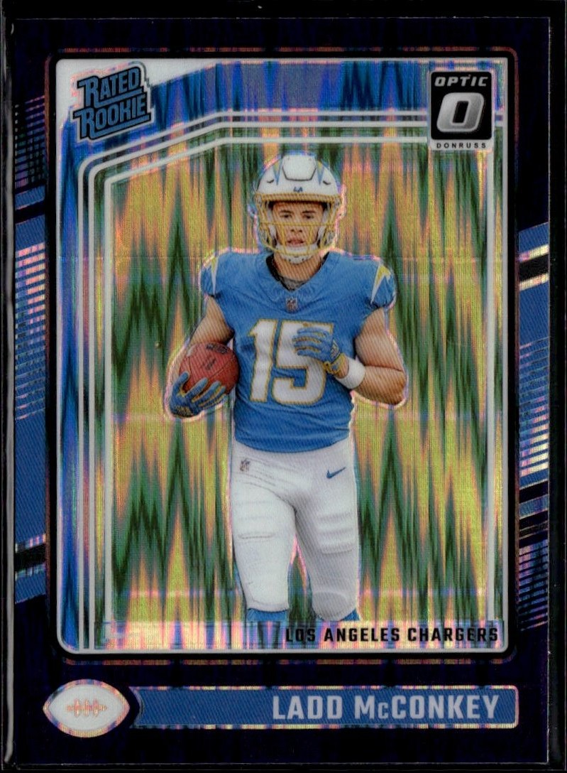2024 Optic Ladd McConkey graded slab