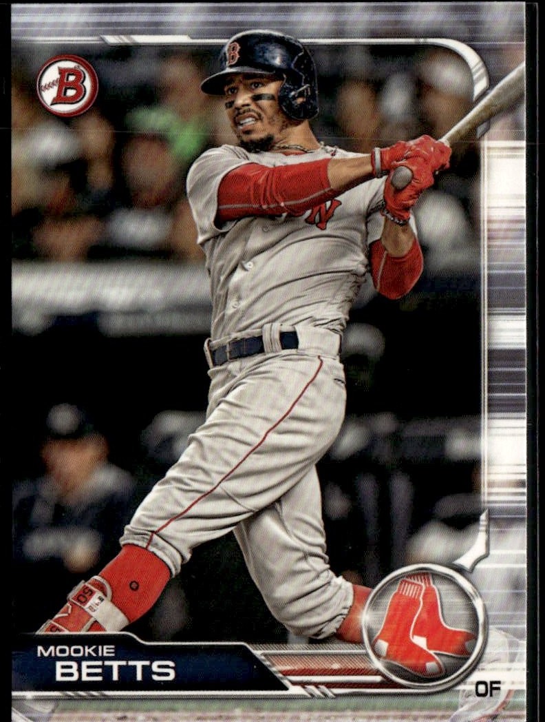 2019 Bowman Mookie Betts graded slab
