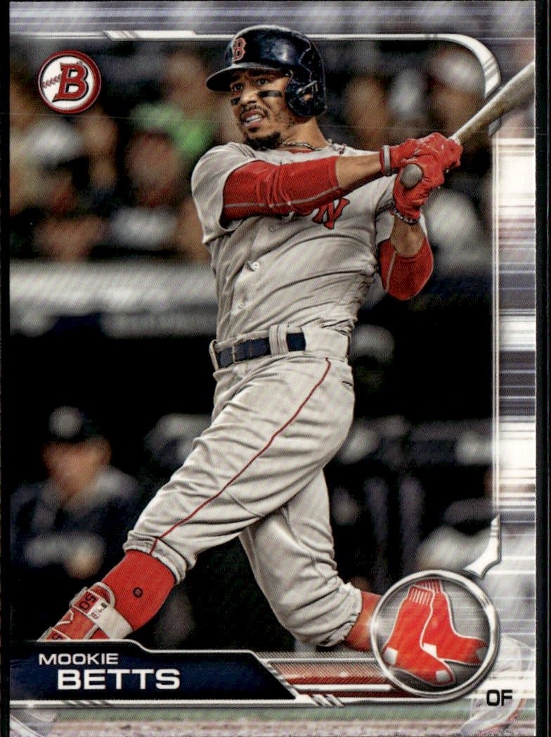 2019 Bowman Mookie Betts graded slab