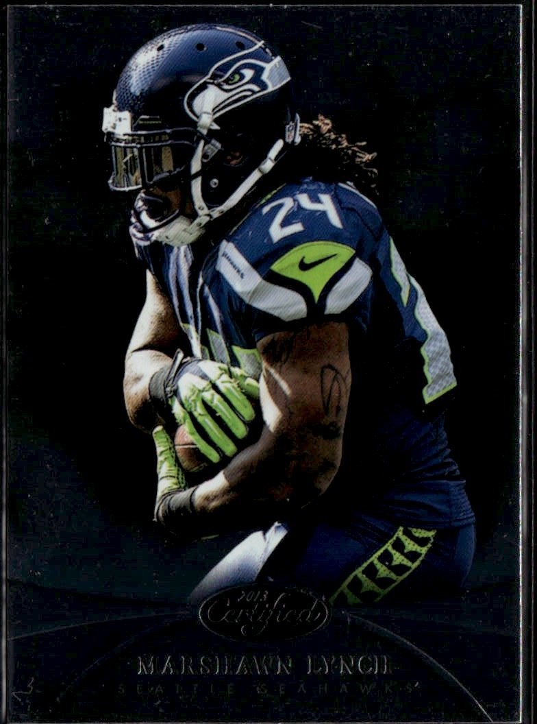 2013 Certified Marshawn Lynch graded slab