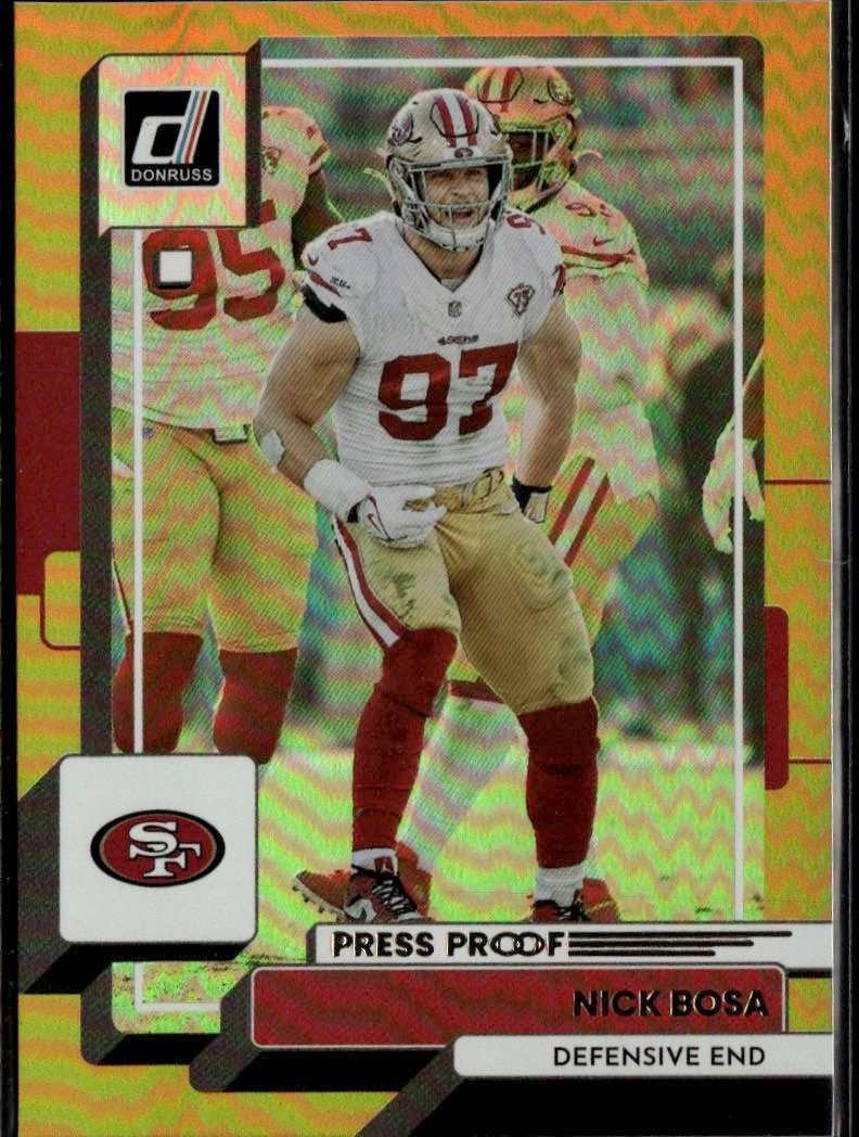 2022 Donruss Nick Bosa graded slab