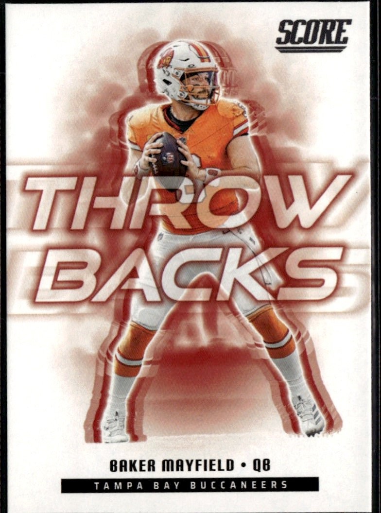 2025 Score Baker Mayfield graded slab