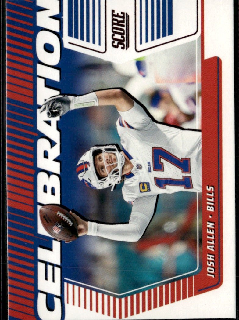 2025 Score Josh Allen graded slab