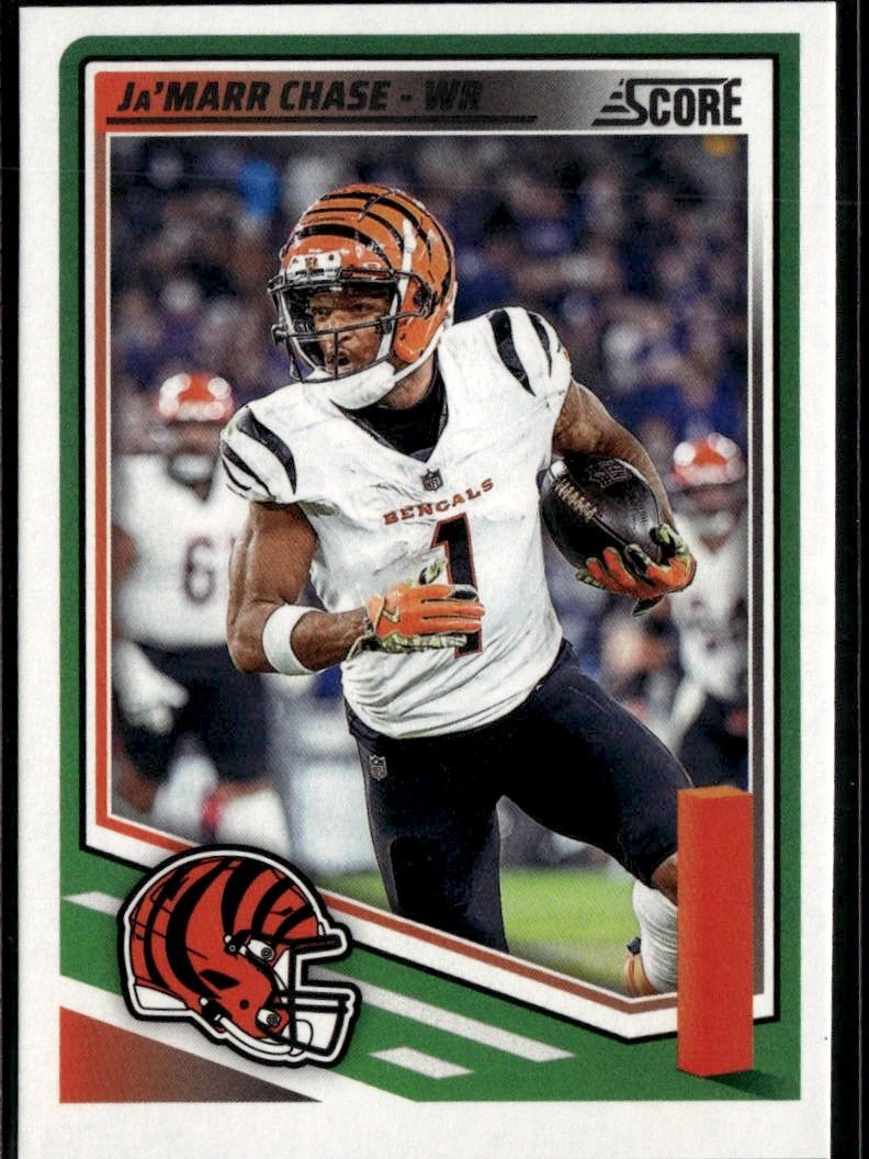 2025 Score Ja'Marr Chase graded slab