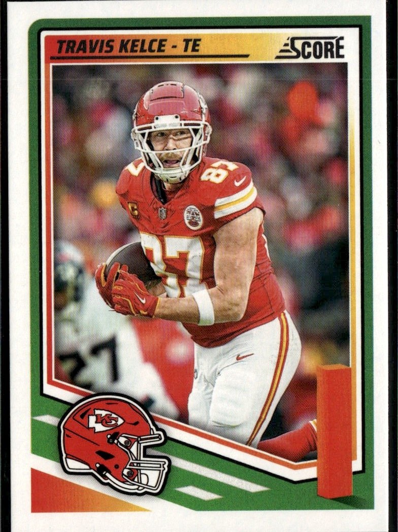 2025 Score Travis Kelce graded slab