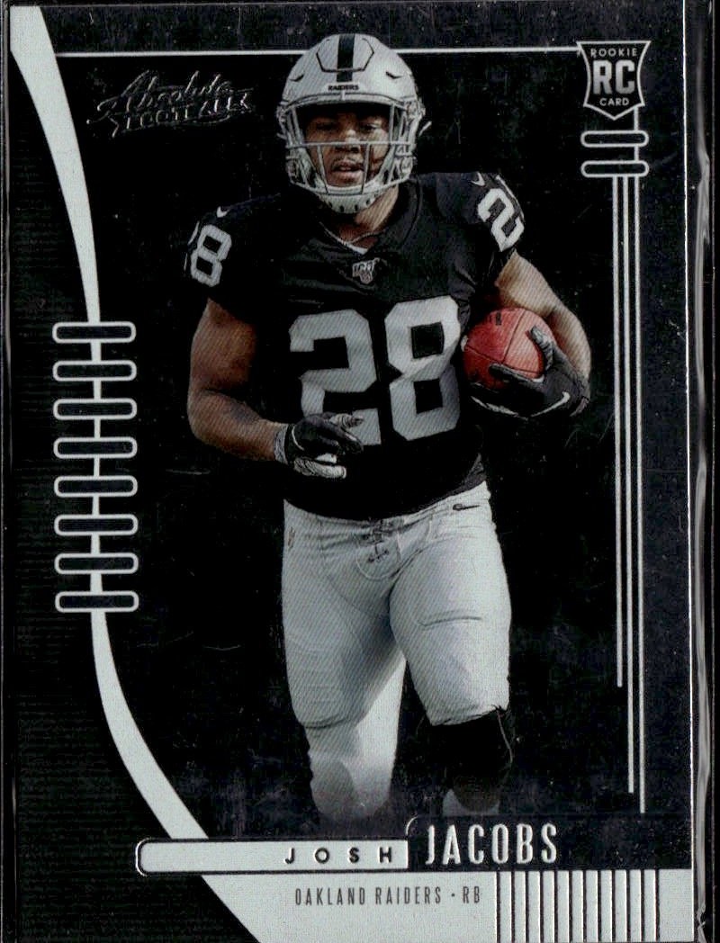 2019 Absolute Josh Jacobs graded slab