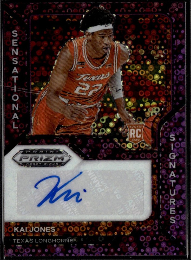 2021 Prizm Draft Picks Kai Jones graded slab