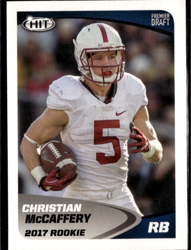 2017 Premier Draft Christian McCaffrey graded slab