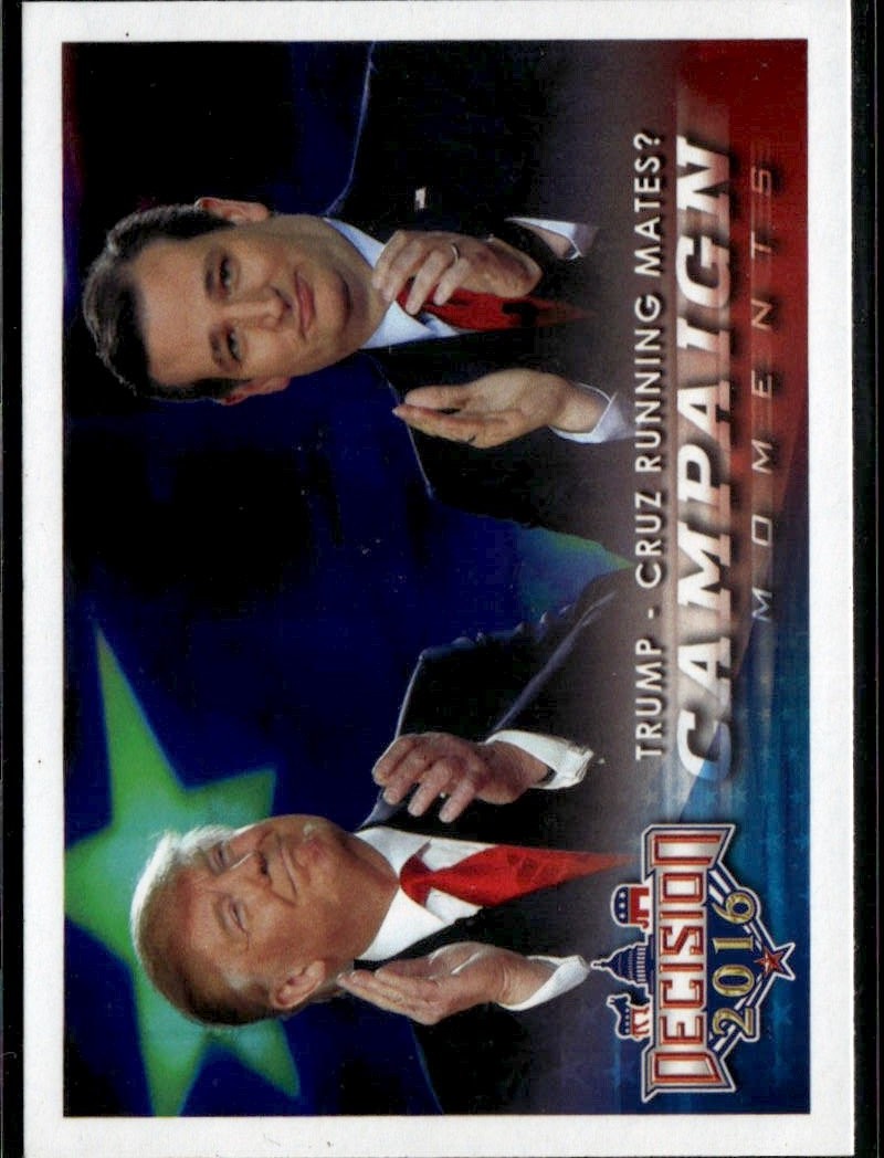 2016 Decision Trump - Cruz graded slab