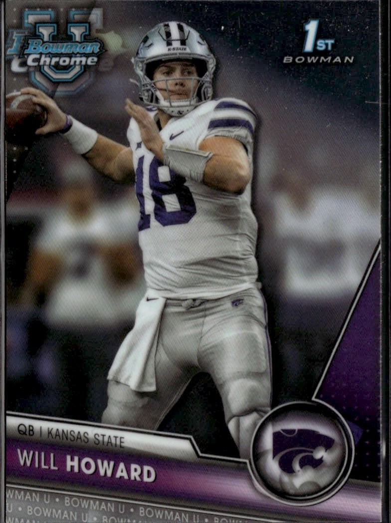 2023 Bowman U Chrome Will Howard graded slab