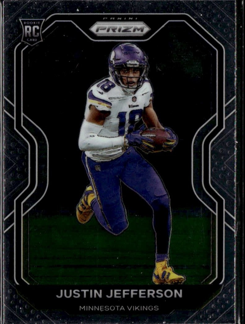 2020 Prizm Justin Jefferson graded slab
