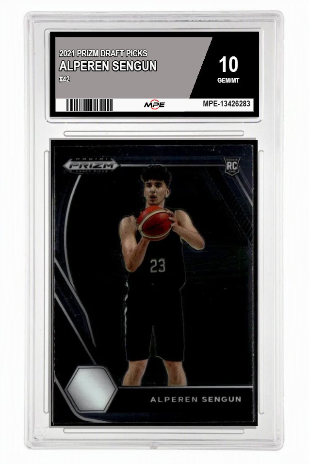 2021 PRIZM DRAFT PICKS #42 ALPEREN SENGUN MPE 10 GEM/MT — graded card auctioned from the MPE vault
