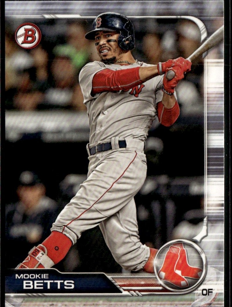 2019 Bowman Mookie Betts graded slab