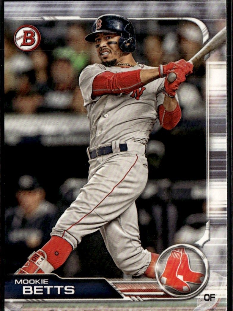 2019 Bowman Mookie Betts graded slab