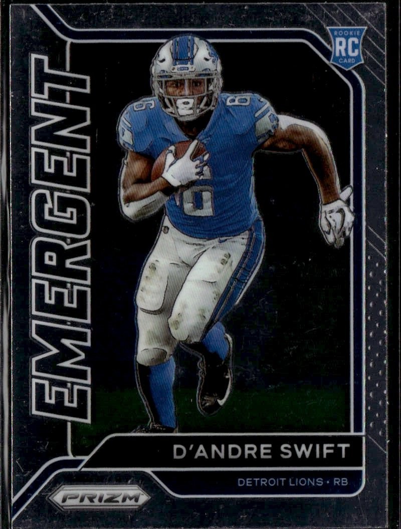 2020 Prizm D'Andre Swift graded slab
