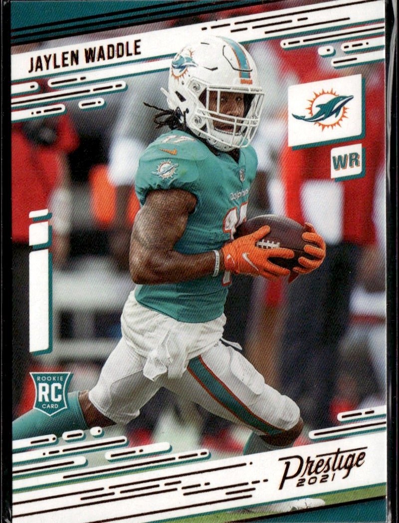 2021 Prestige Jaylen Waddle graded slab