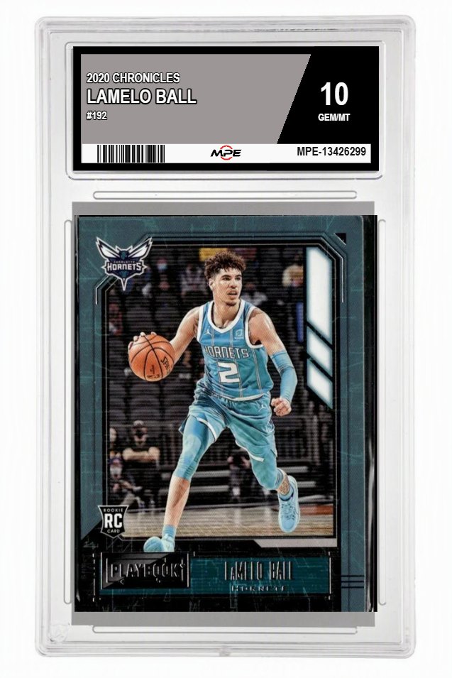 2020 CHRONICLES #192 LAMELO BALL MPE 10 GEM/MT — graded card auctioned from the MPE vault