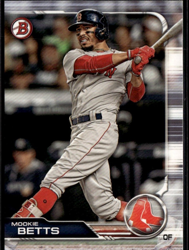 2019 Bowman Mookie Betts graded slab