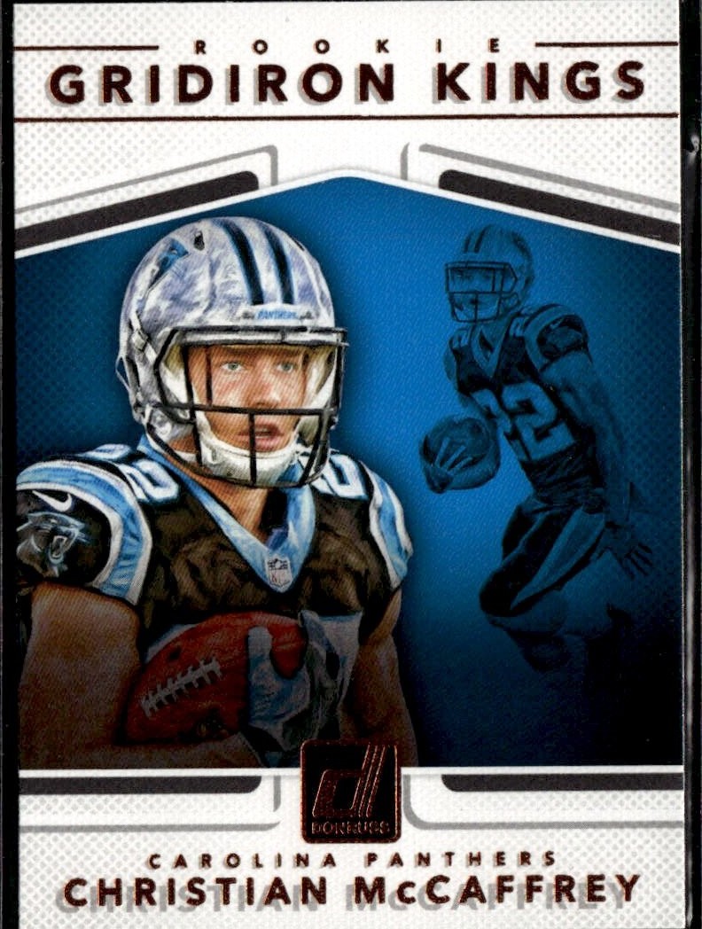 2017 Donruss Christian McCaffrey graded slab