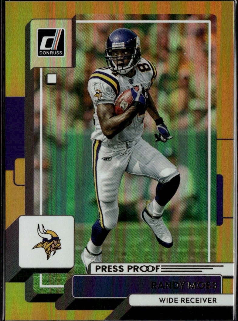 2022 Donruss Randy Moss graded slab