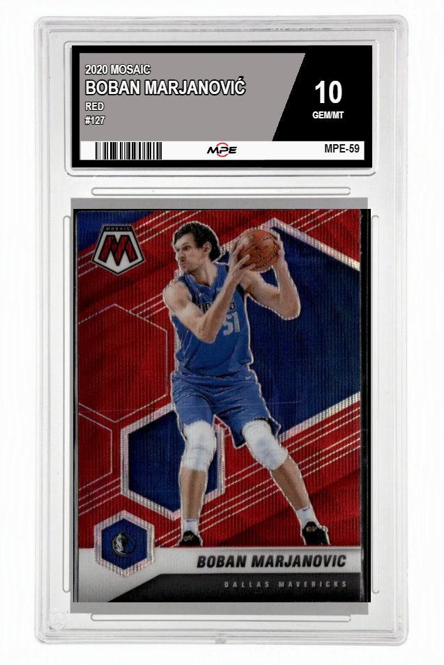 2020 MOSAIC RED #127 BOBAN MARJANOVIĆ MPE 10 GEM/MT — graded card up for auction