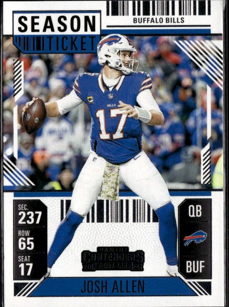 2024 Contenders Josh Allen graded slab