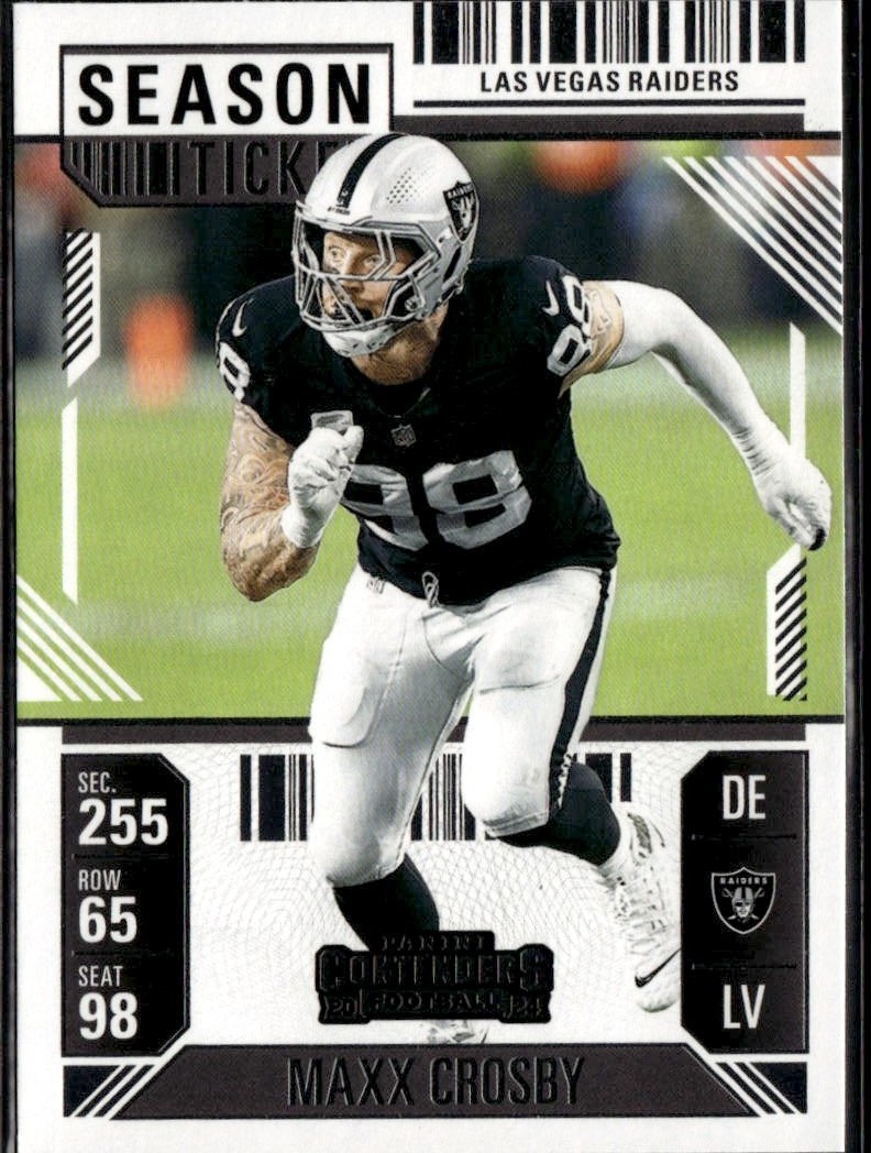 2024 Contenders Maxx Crosby graded slab
