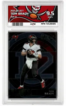 2021 SELECT #SN-10 TOM BRADY MPE 9.5 MINT+ — graded card up for auction