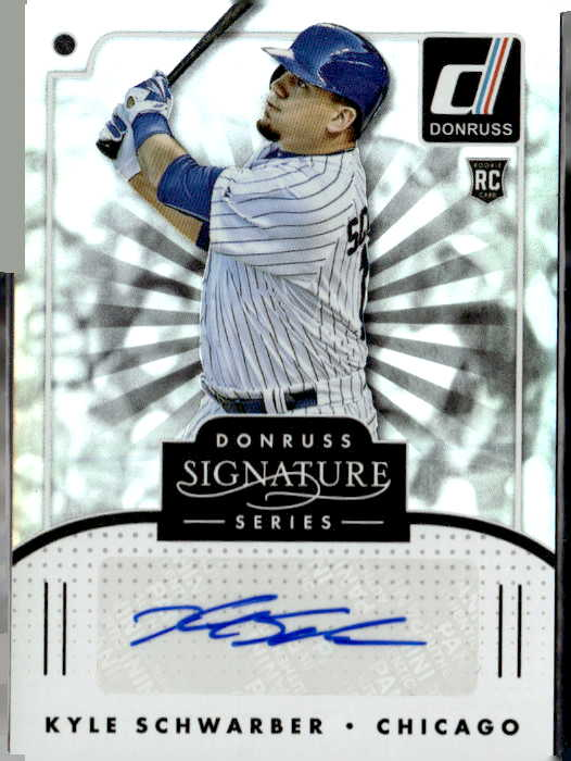 2016 Donruss Kyle Schwarber graded slab